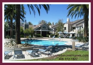 Pool and Clubhouse at Park Almaden in Blossom Valley San Jose