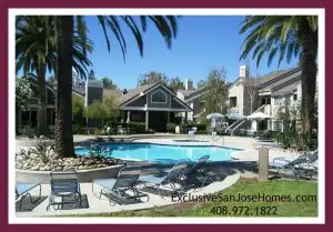 Pool and Clubhouse at Park Almaden in Blossom Valley San Jose